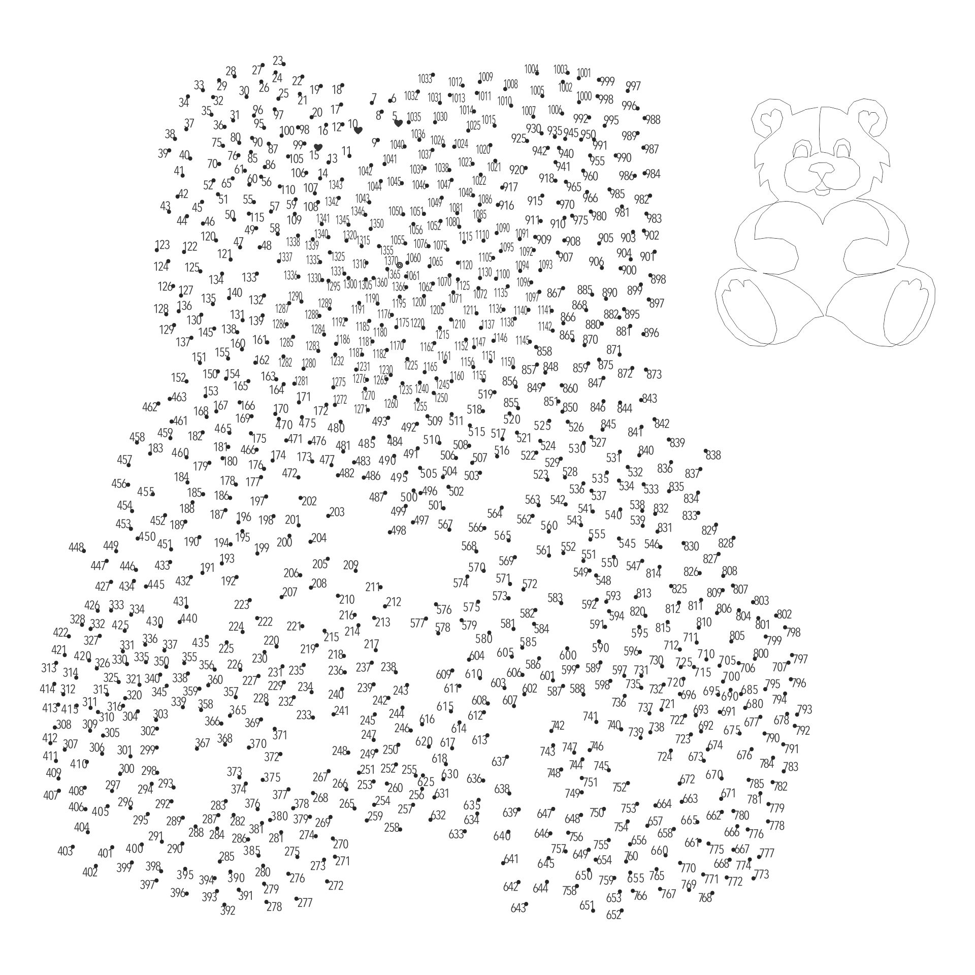 Extreme Dot To Dot Printables Free