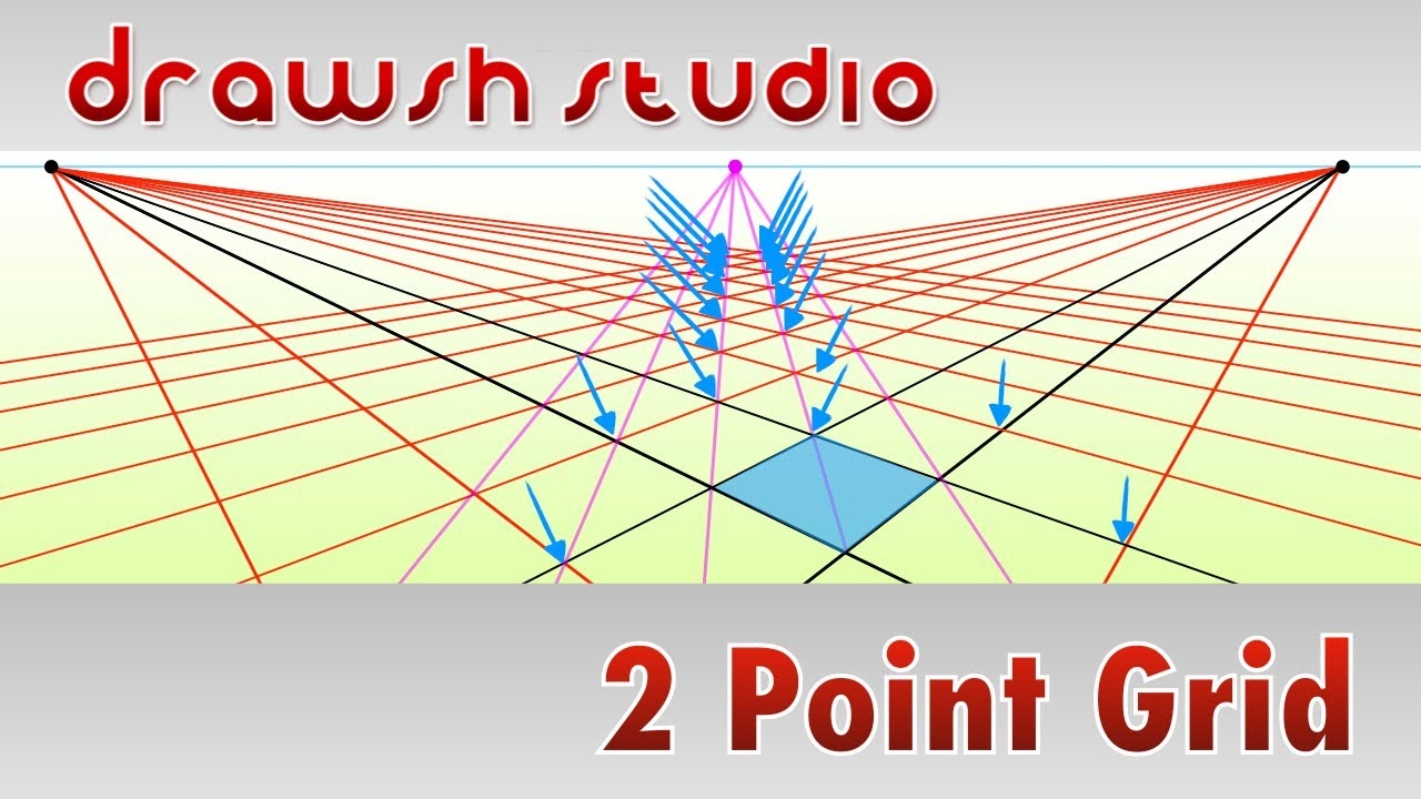 2 Point Perspective Grid YouTube