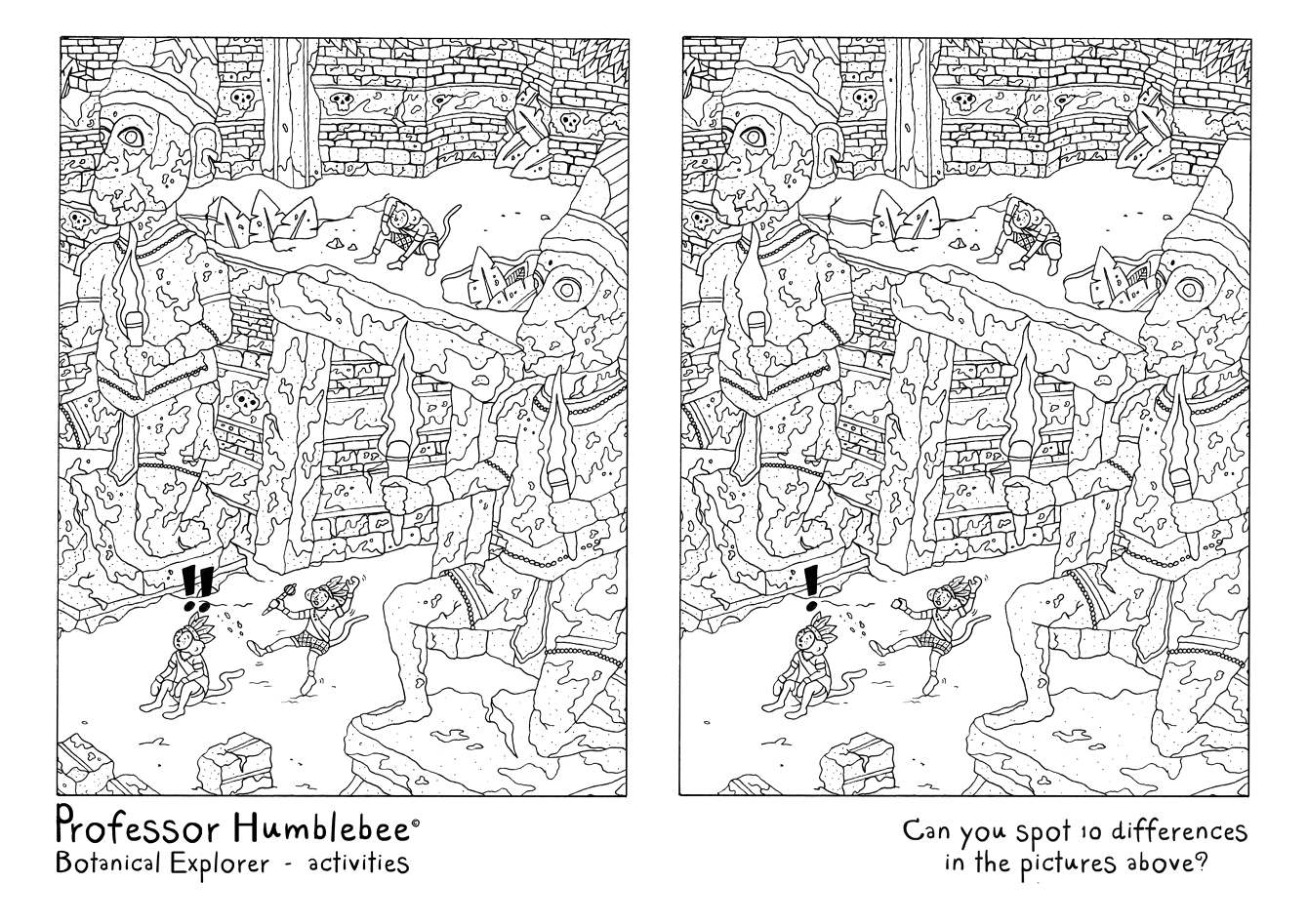Spot The Difference Hard Printable