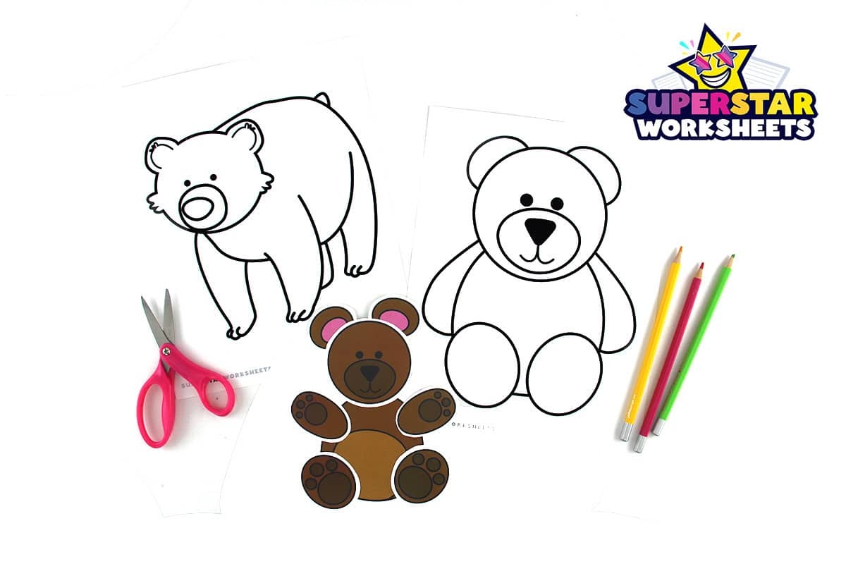 Teddy Bear Template Free Printable