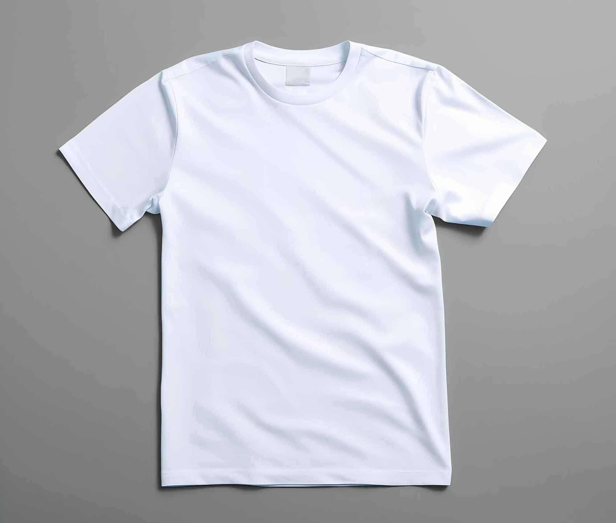Blank T shirt Mockup In PSD
