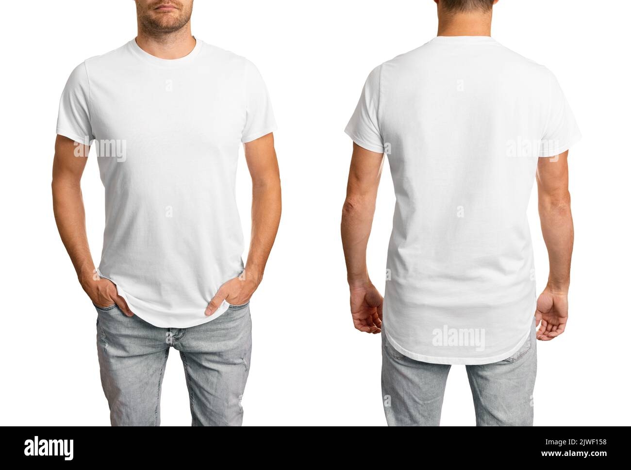 Blank T Shirt Template Front And Back