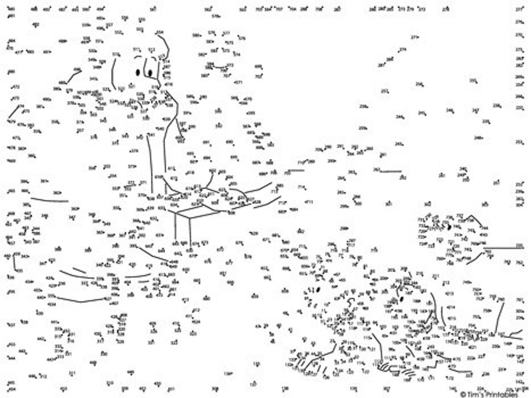 Christmas Eve Extreme Difficulty Dot to dot Connect The Dots PDF Etsy
