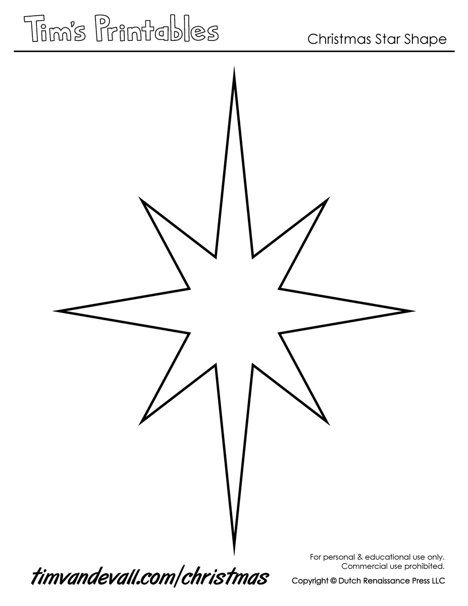 Christmas Star Templates