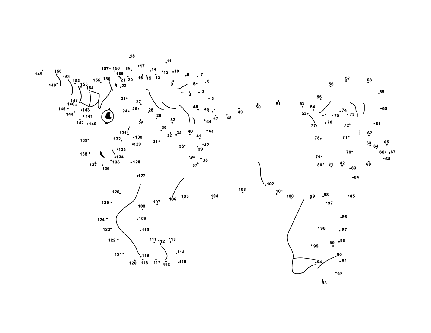 Dot To Dot Difficult Printable