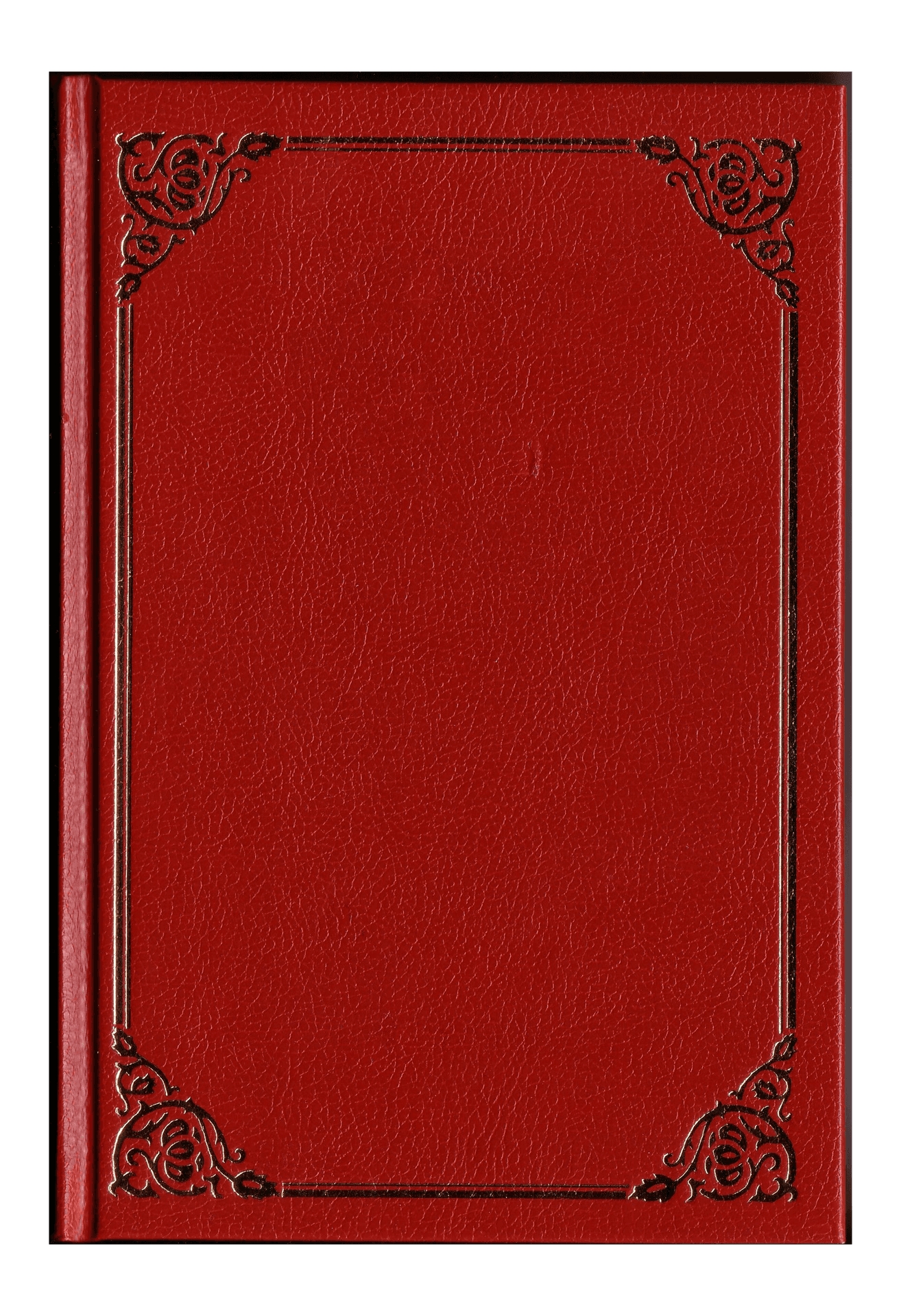 Download Red Leather Blank Book Cover Wallpapers