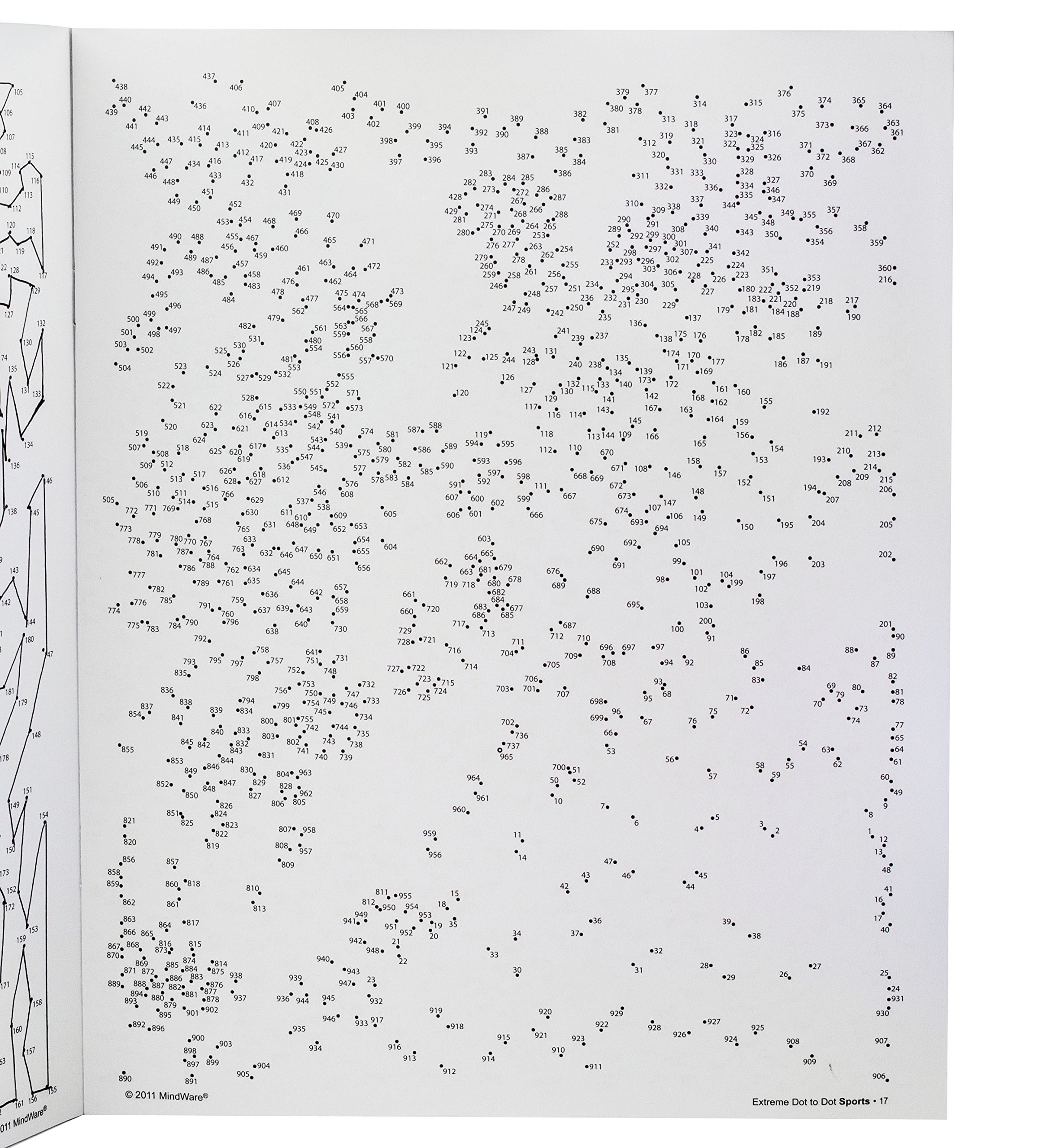 Extreme Dot To Dot Sports Puzzle 0736970521374 Amazon Toys Games