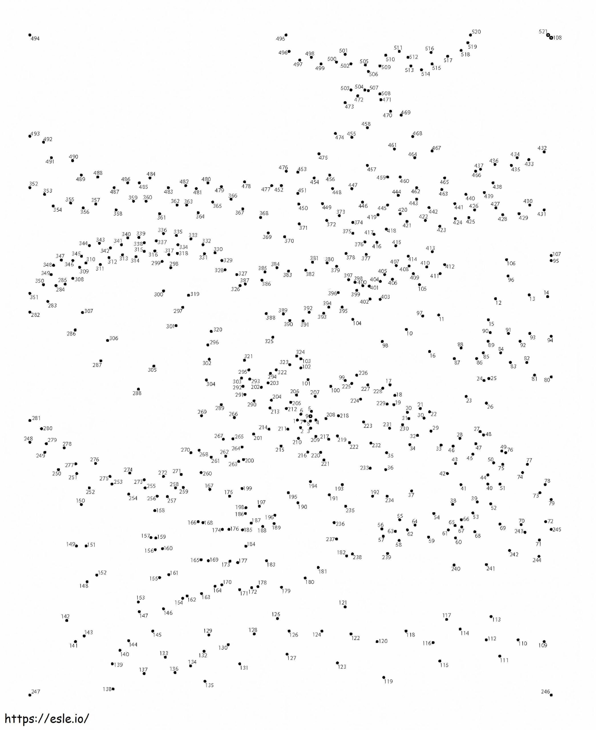 Complex Dot To Dot Worksheets