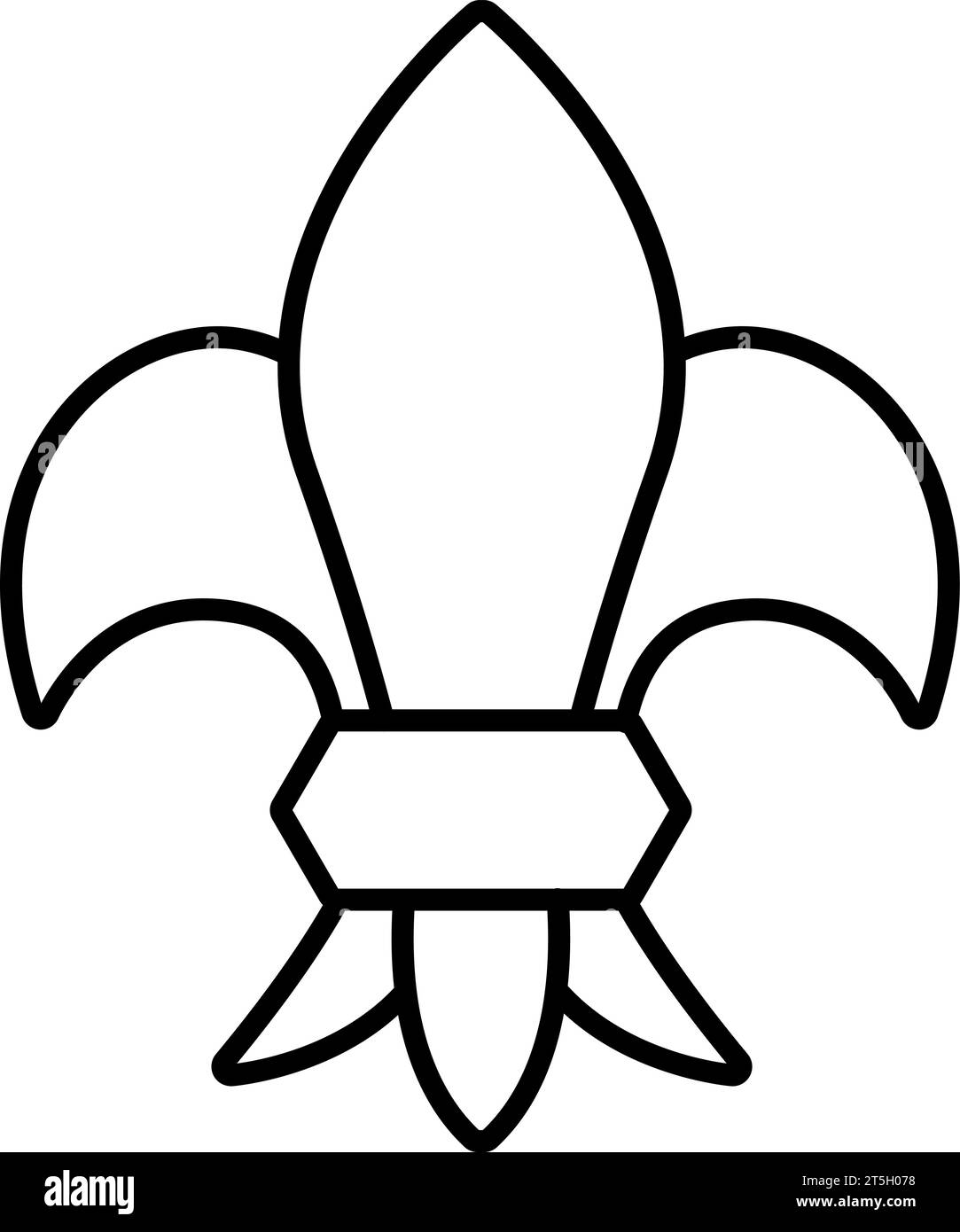 Fleur De Lis Coloring Page