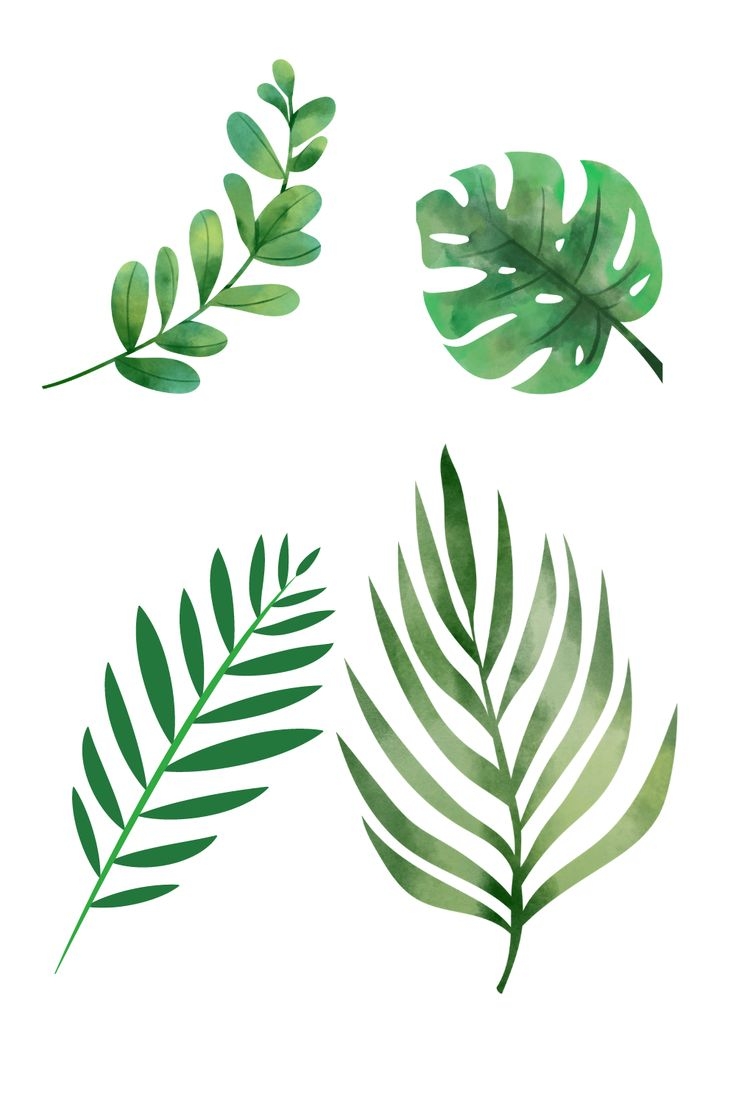 Free Green Leaf Printable Templets