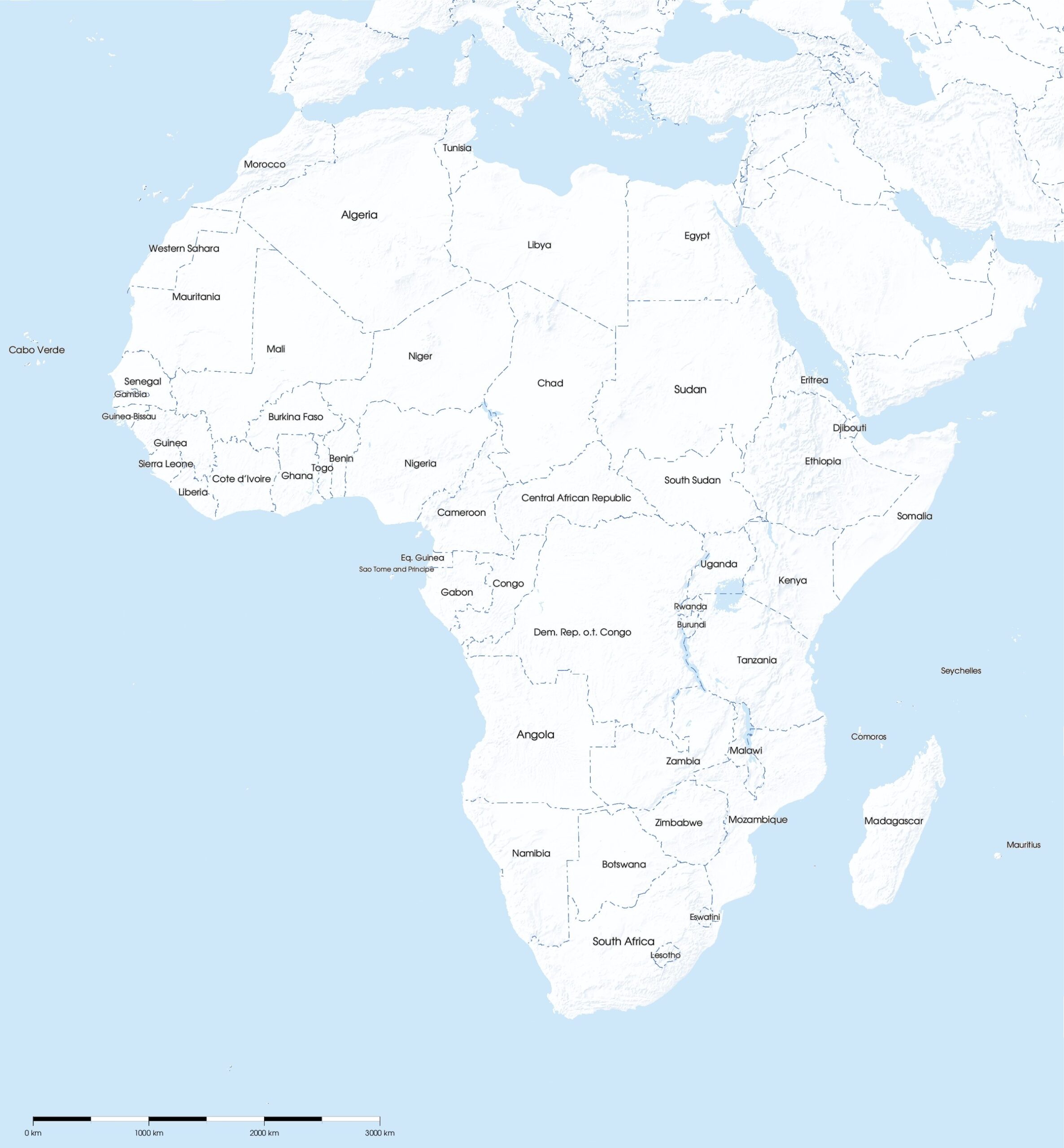 Free Maps Of Africa Mapswire