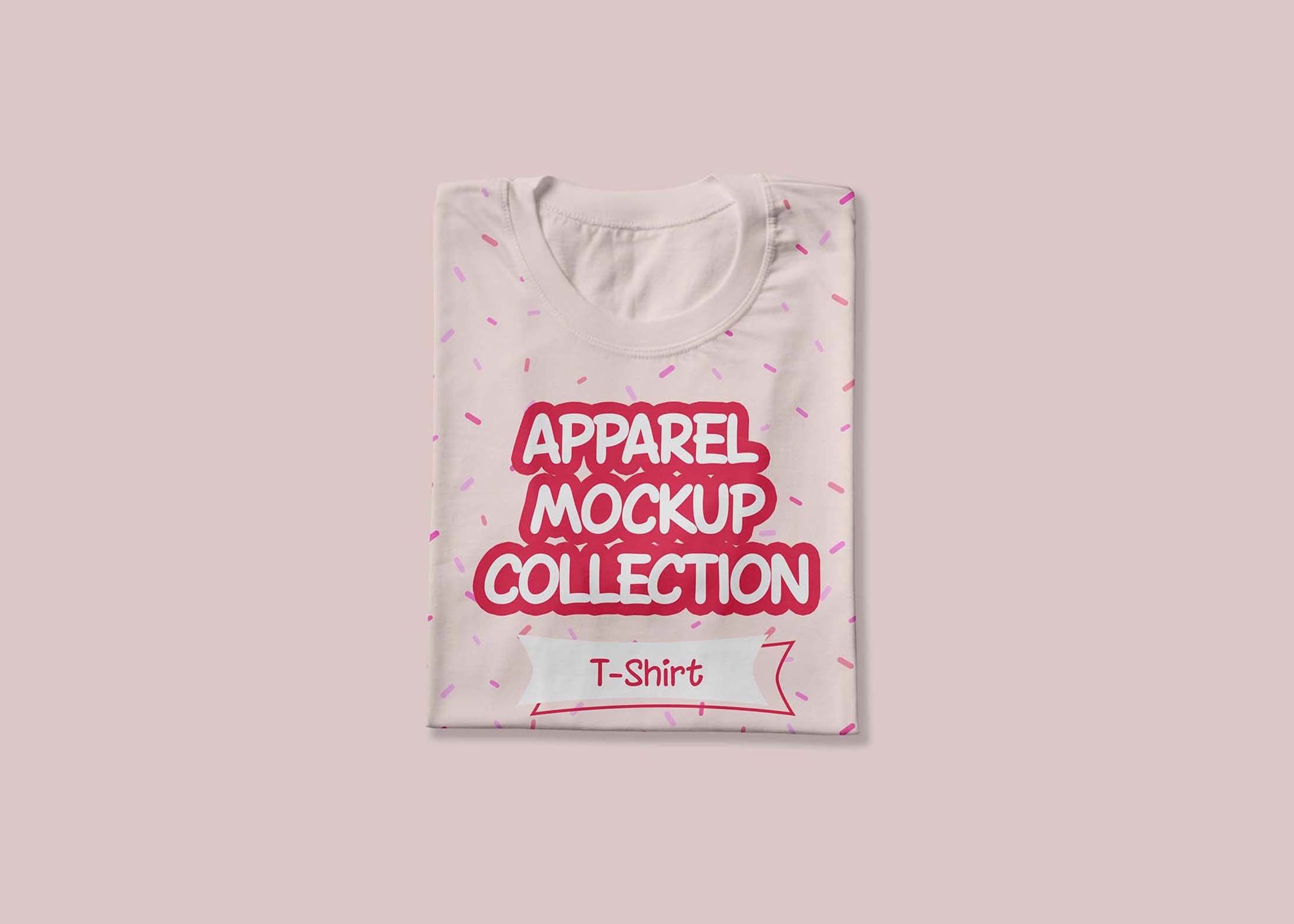 Free Packed T shirt Mockup
