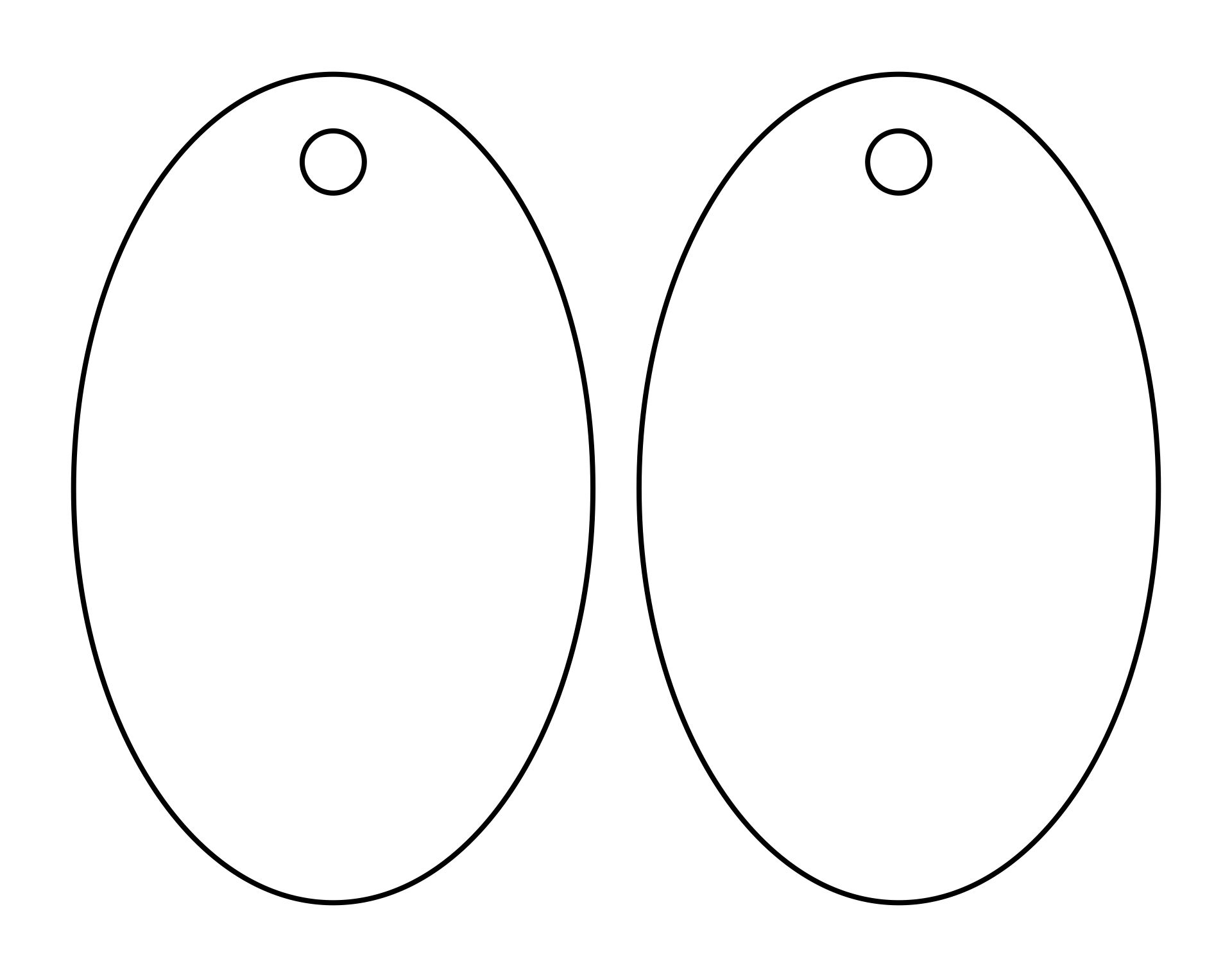 Oval Shapes To Print Out