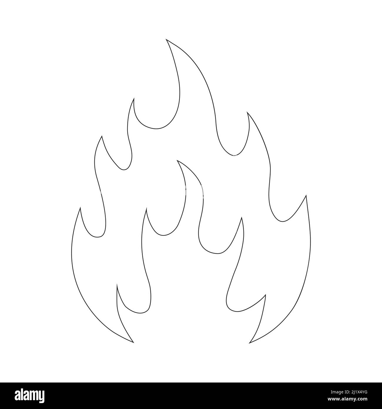 Power Line Fire Cut Out Stock Images Pictures Alamy