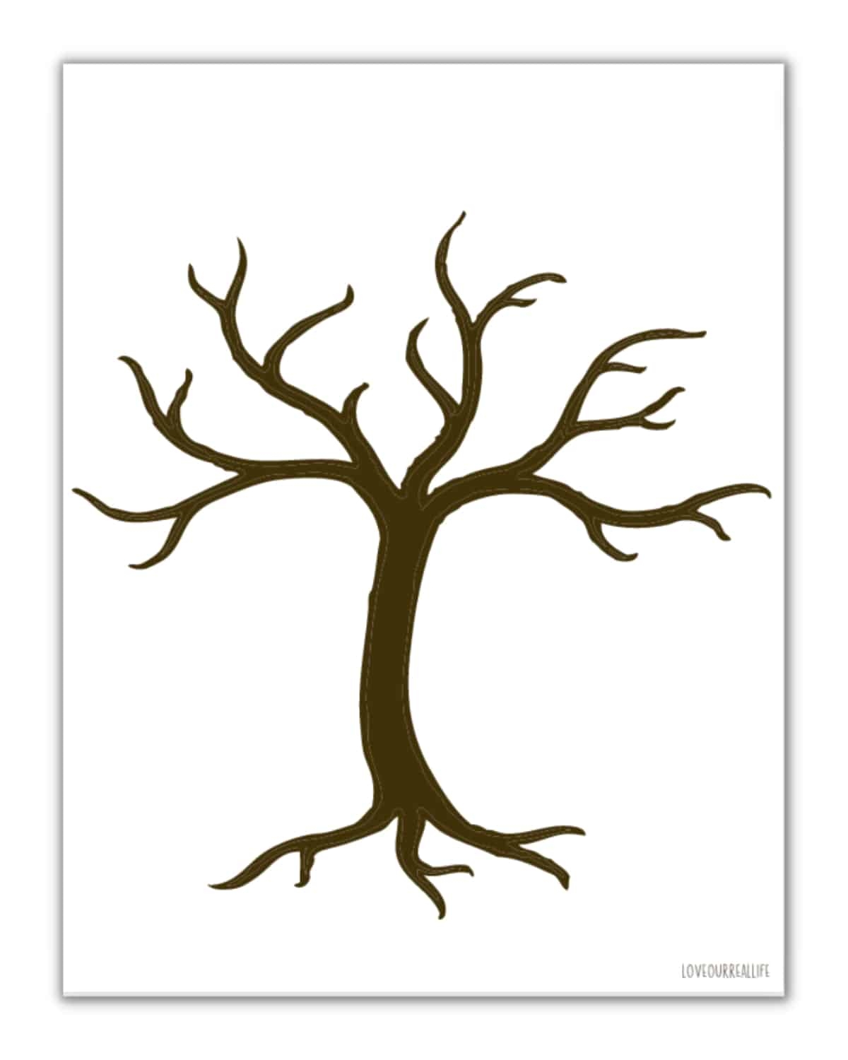 Printable Trees Without Leaves Templates Story Love Our Real Life