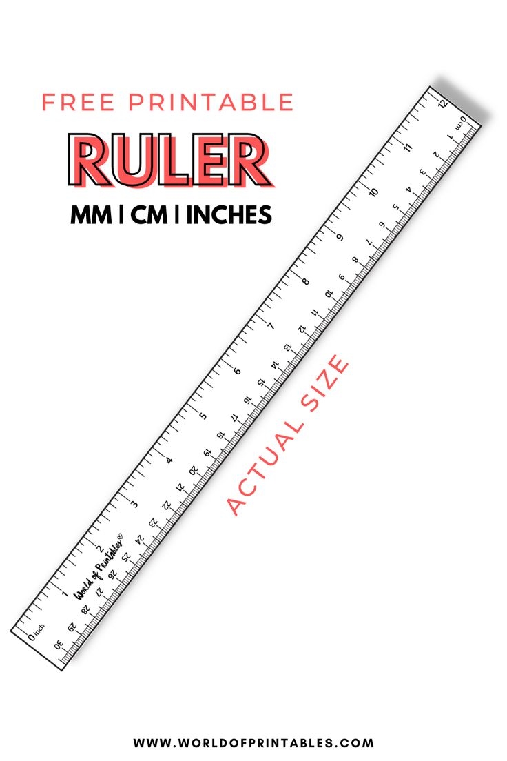 Printable 12 Inch Ruler Pdf