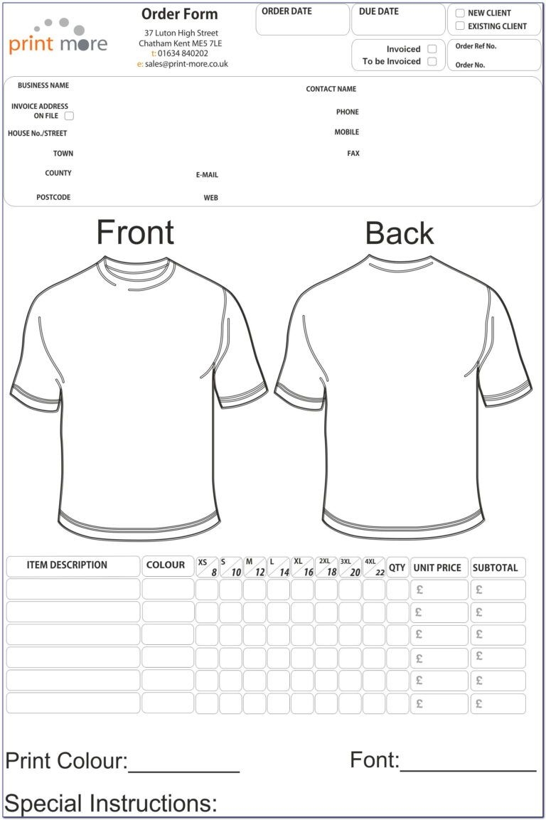 T Shirt Design Template Pdf Clearance