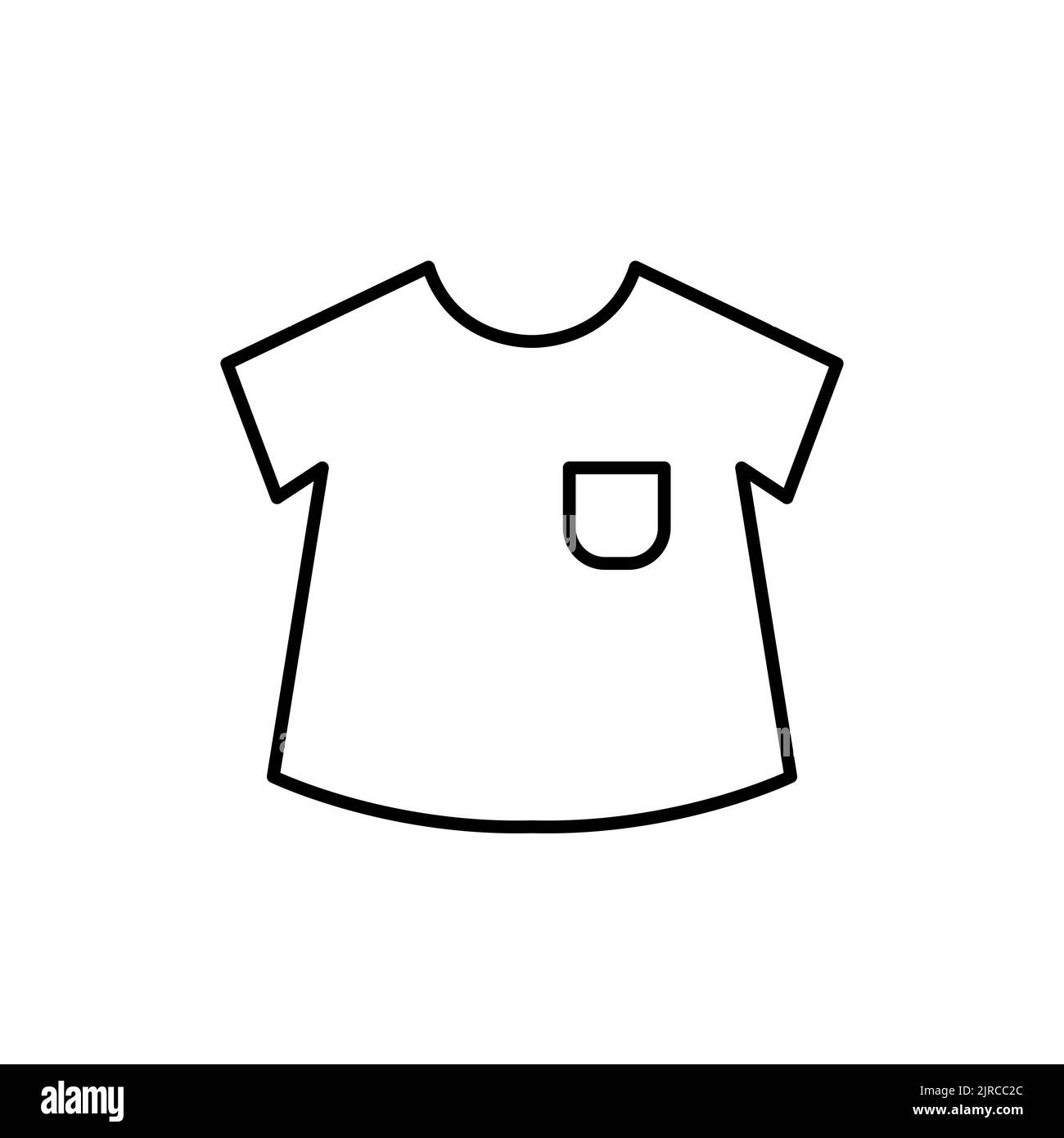 T Shirt Outline Vector Hi res Stock Photography And Images Alamy