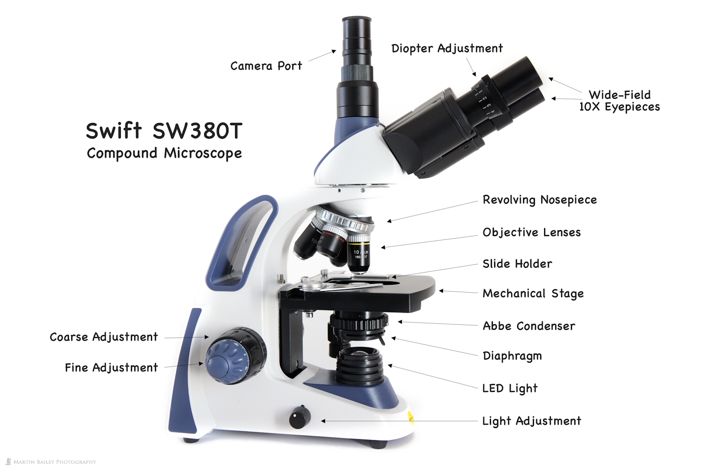 Diagram Of A Microscope Labeled