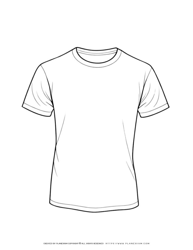 Empty T Shirt For Design