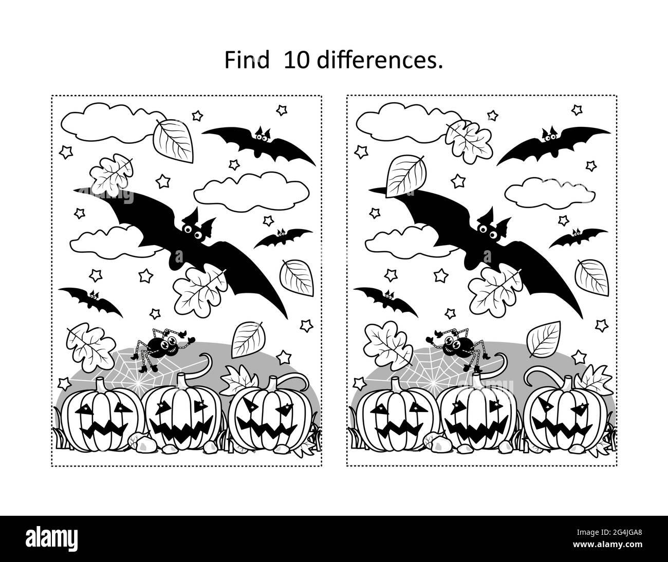 Printable Halloween Spot The Difference