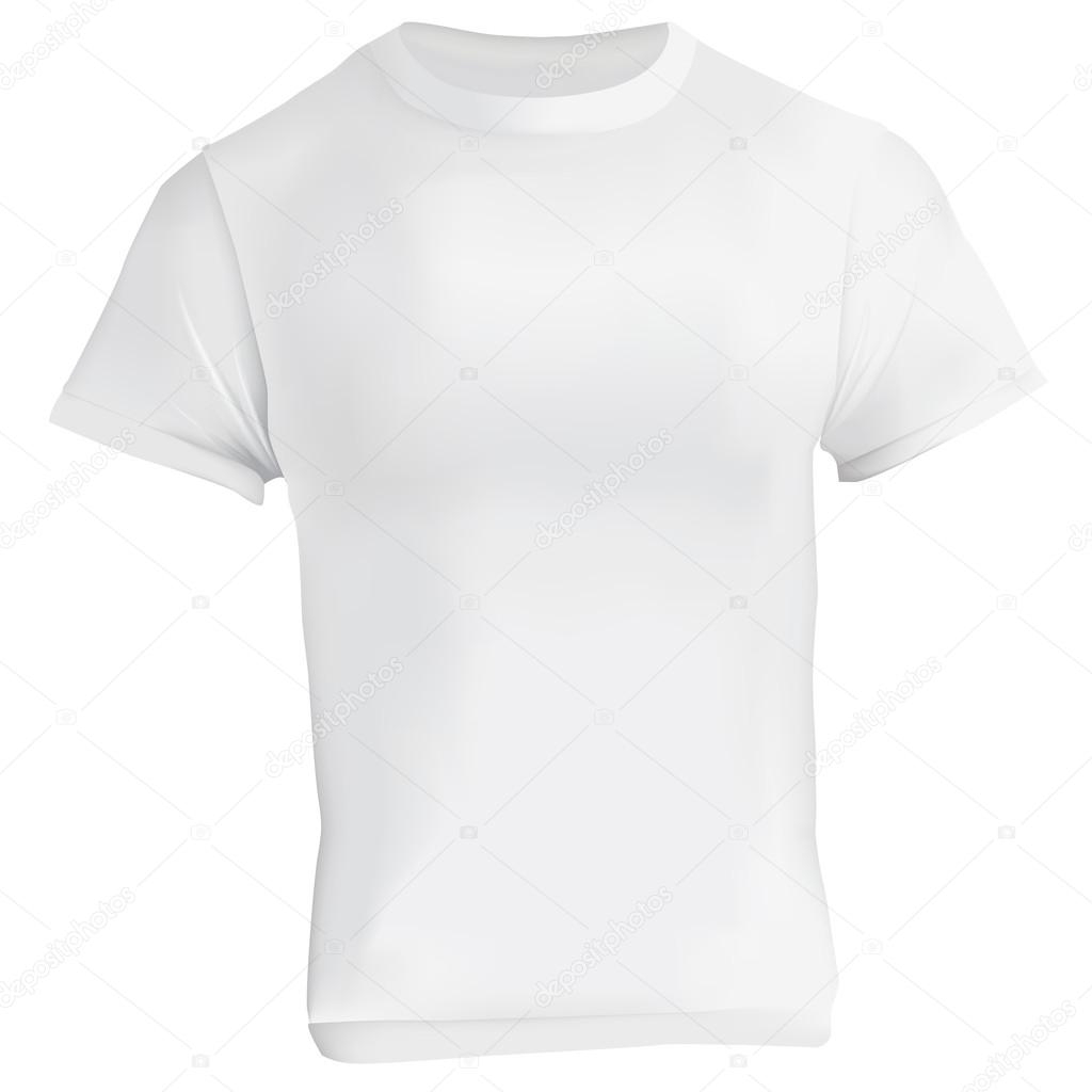 White Blank T Shirt Design Template Stock Vector By airdone 94476300