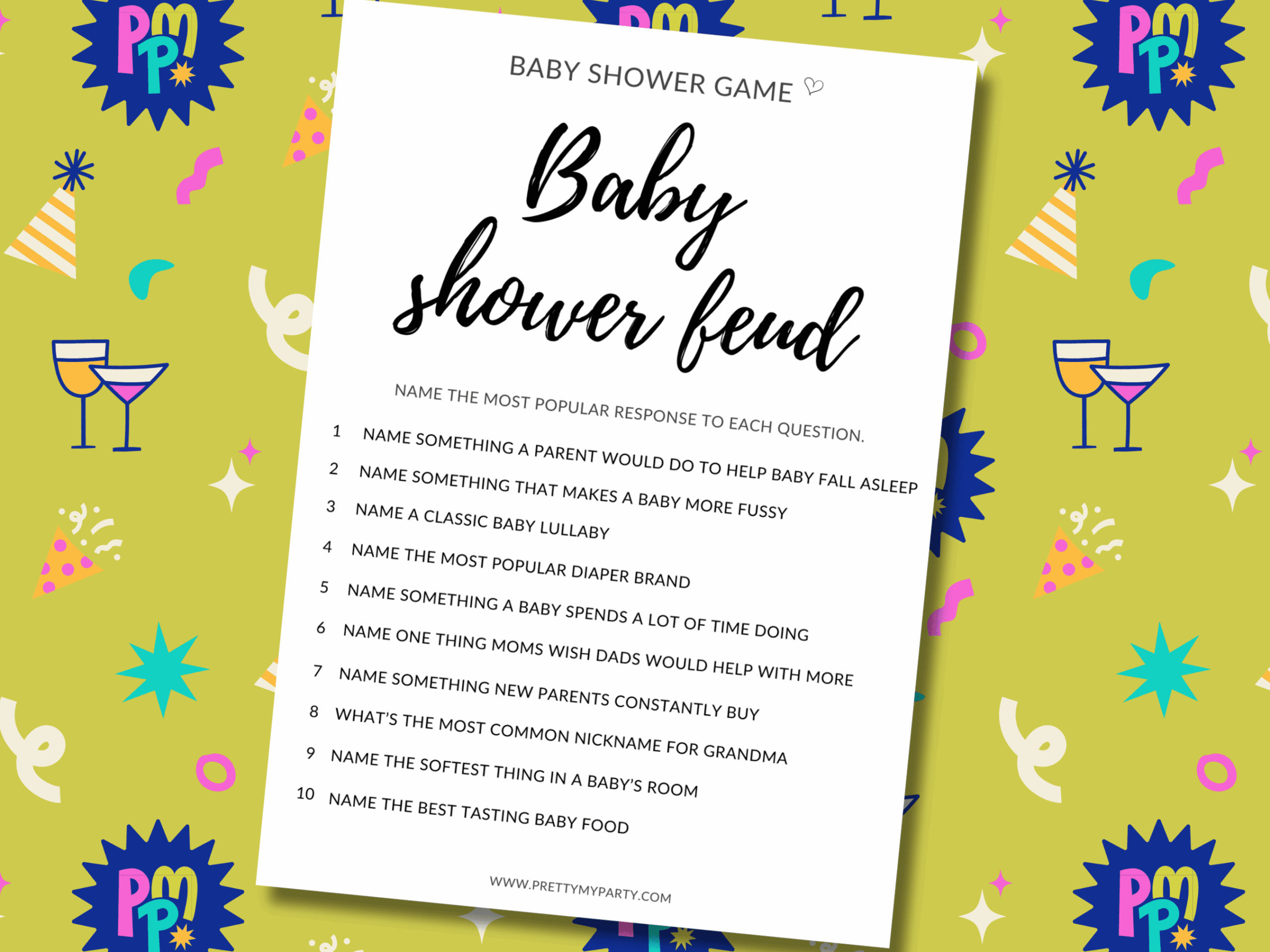 Free Baby Shower Games Printable Worksheets