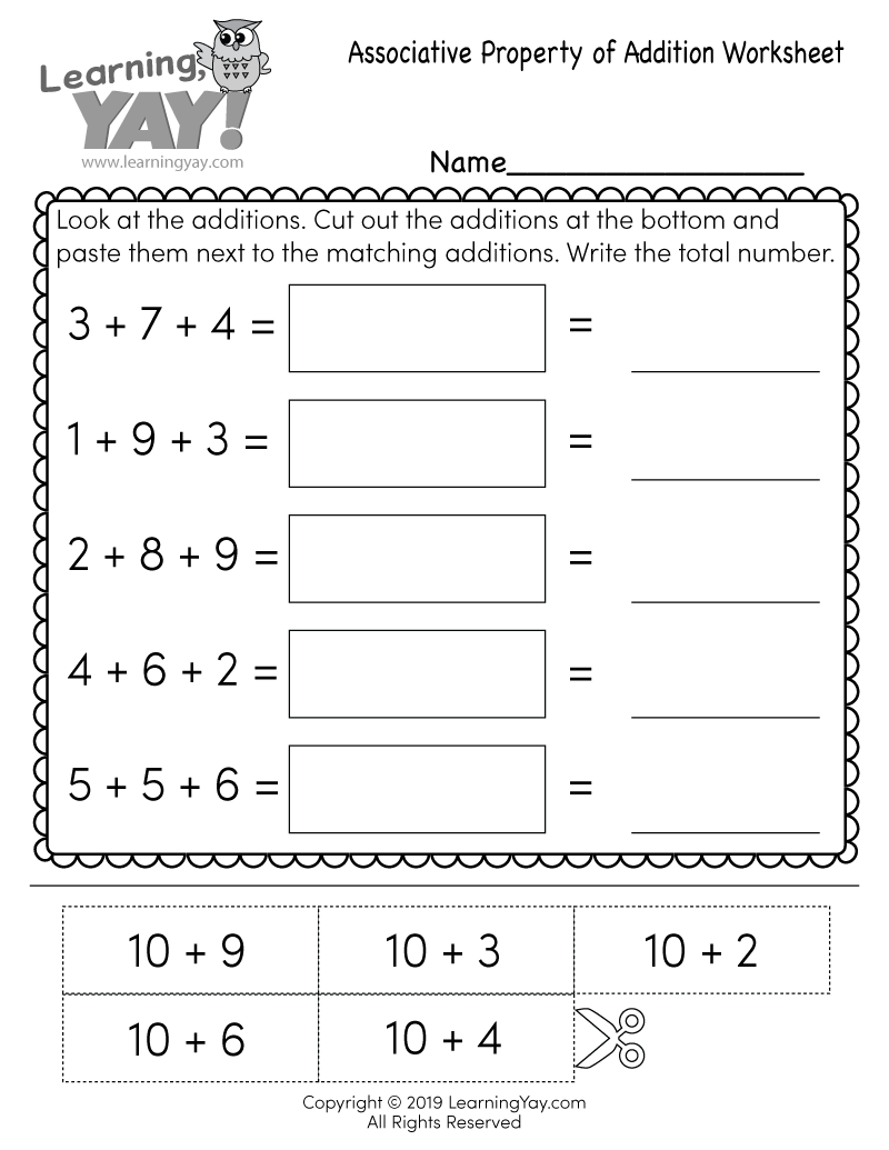 Free Printable Math Worksheets