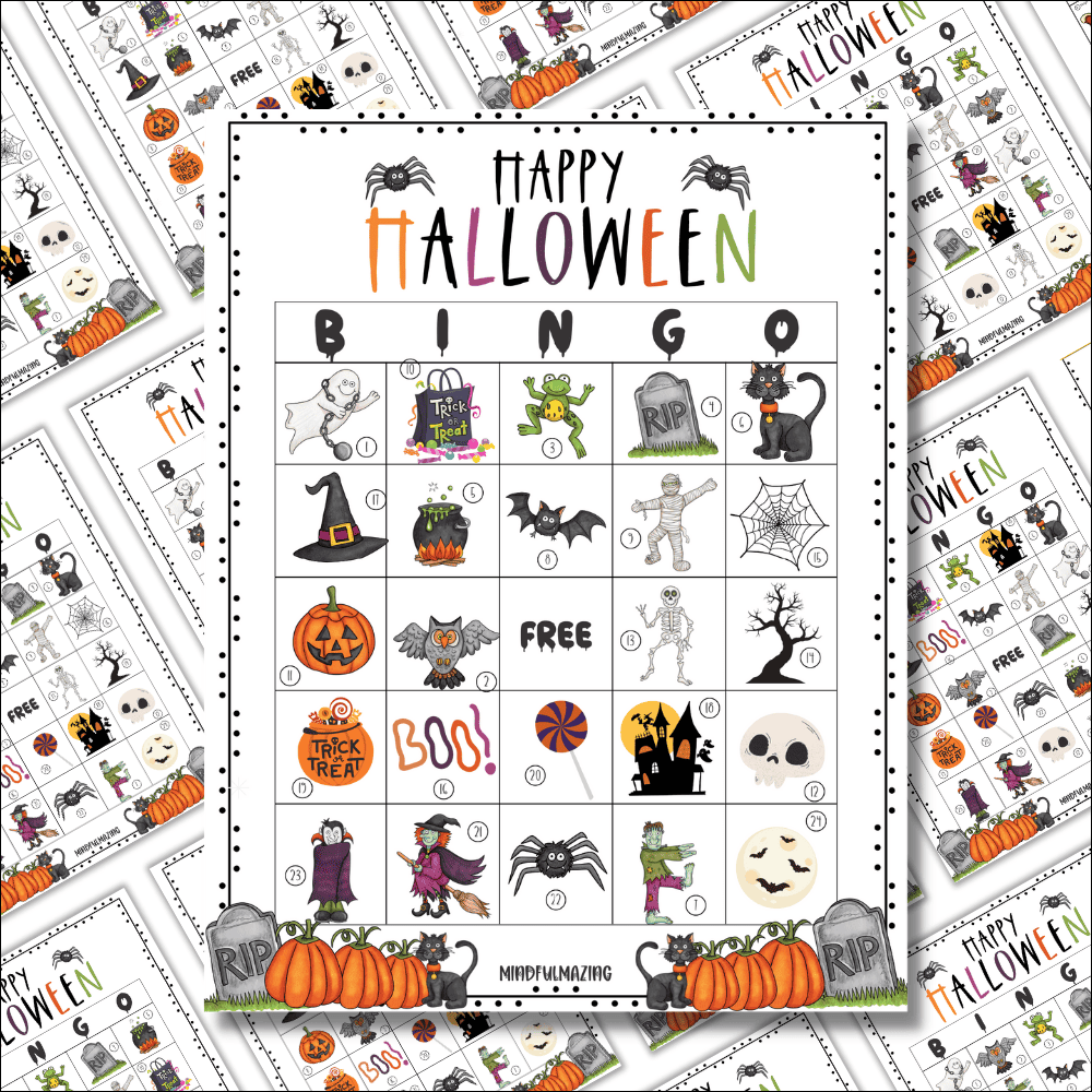 Free Printable Halloween Bingo