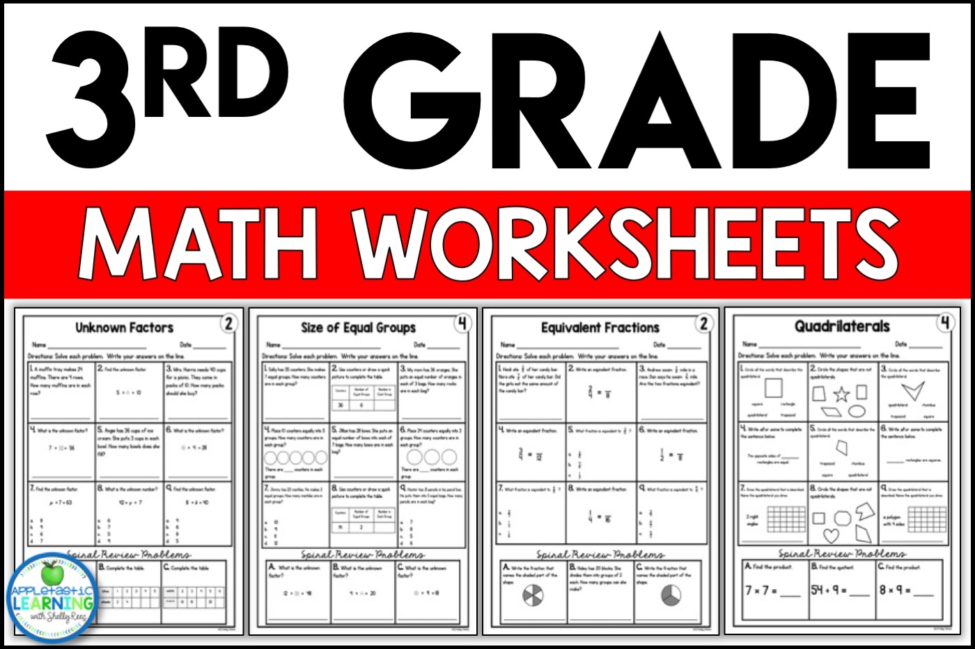 Free Printable 3rd Grade Math Worksheets