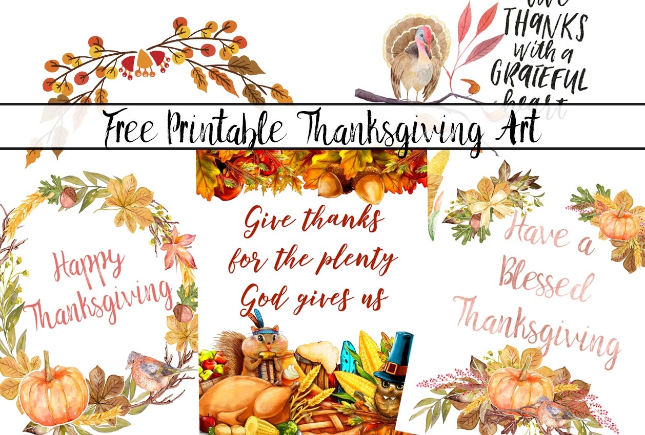 Free Thanksgiving Printables For Adults