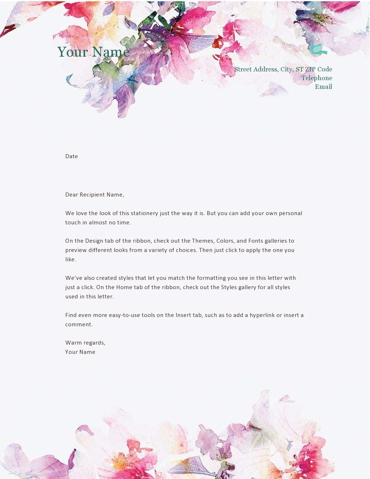 40 Free Personal Letterhead Templates Examples 
