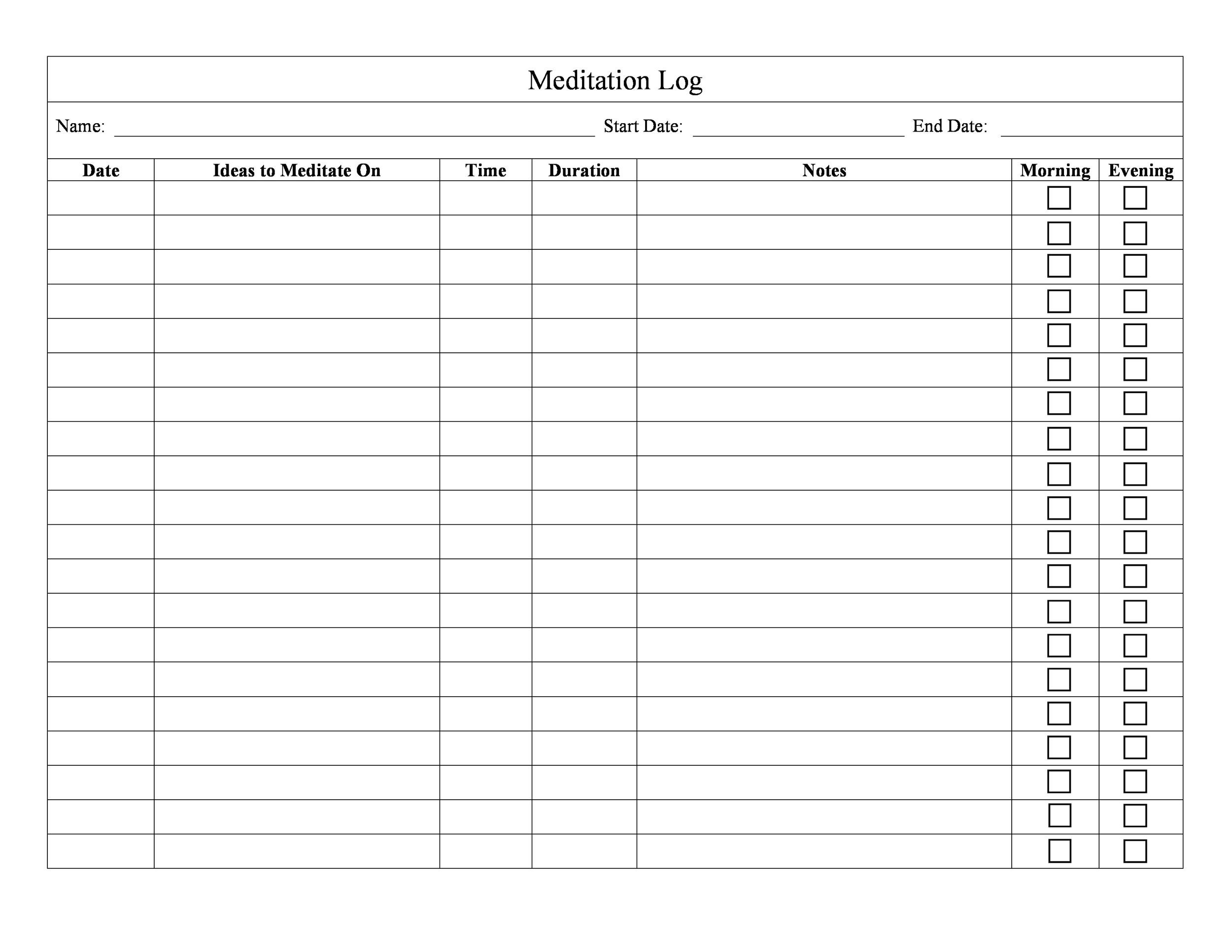 Free Printable Medication Schedule