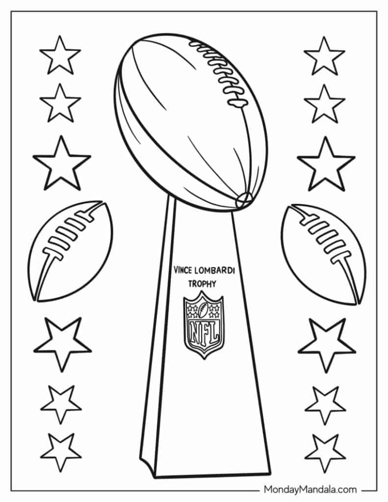 Free Printable Football Coloring Pages