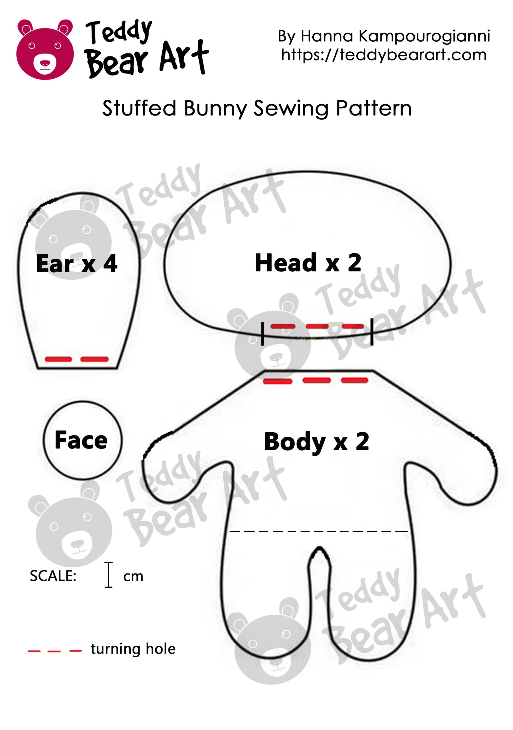 Free Printable Stuffed Animal Patterns