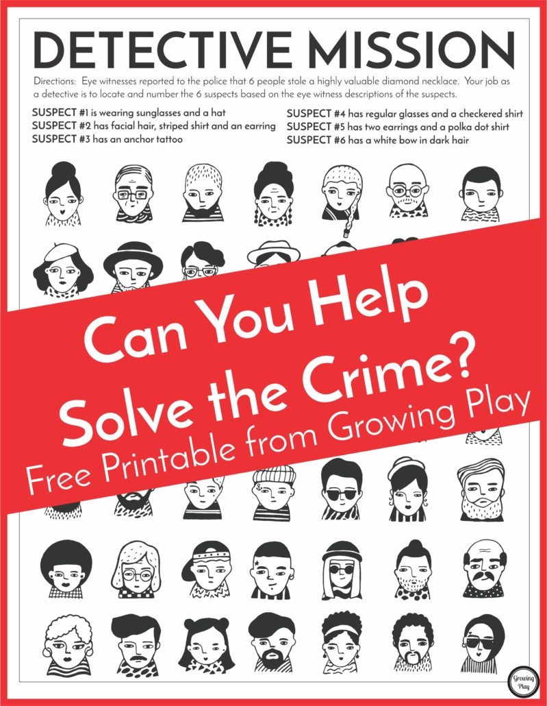 Free Printable Mystery Games