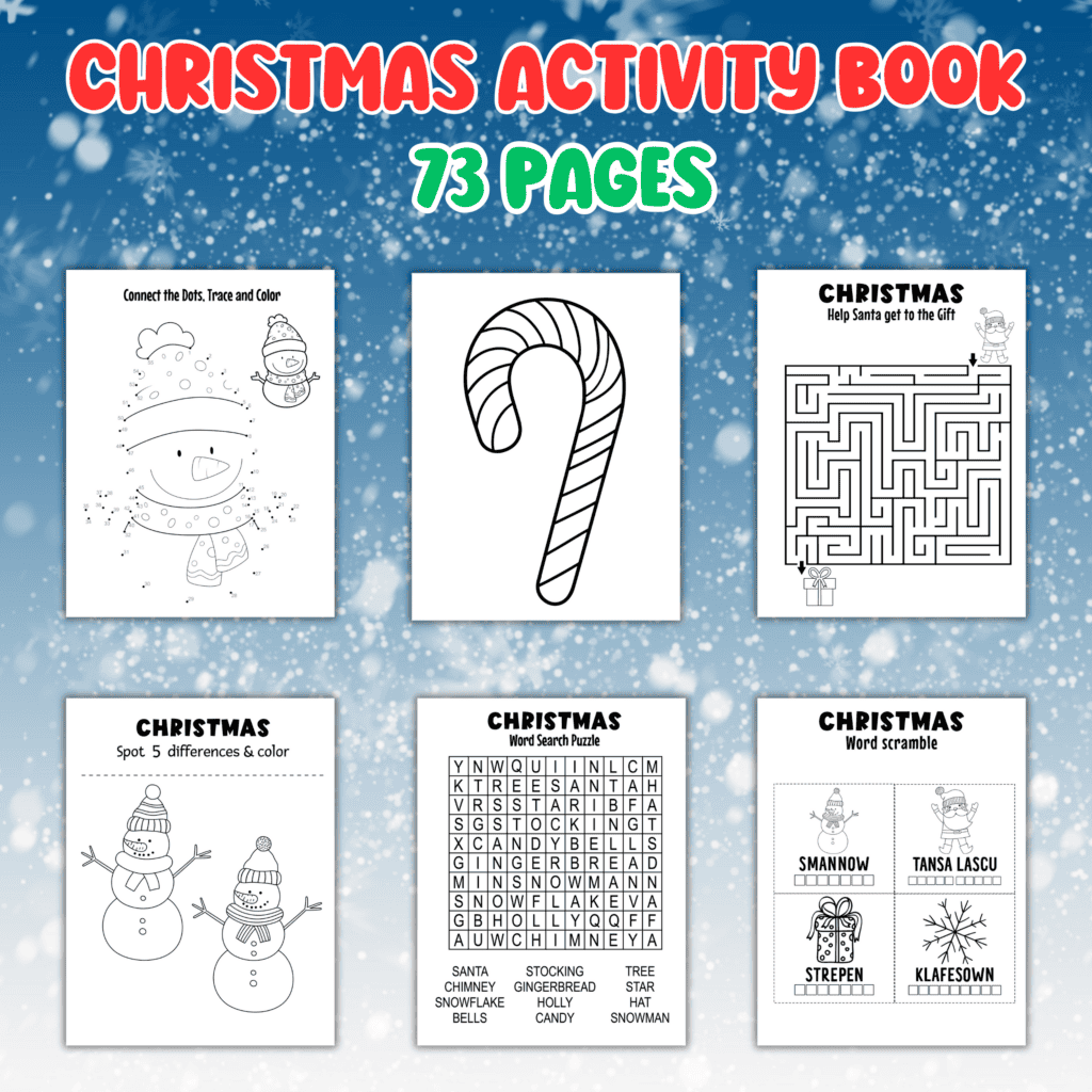 Free Printable Christmas Games And Puzzles