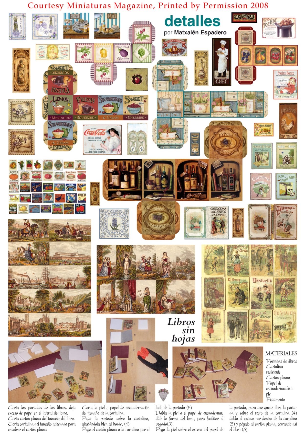 Free Dollhouse Miniature Printables