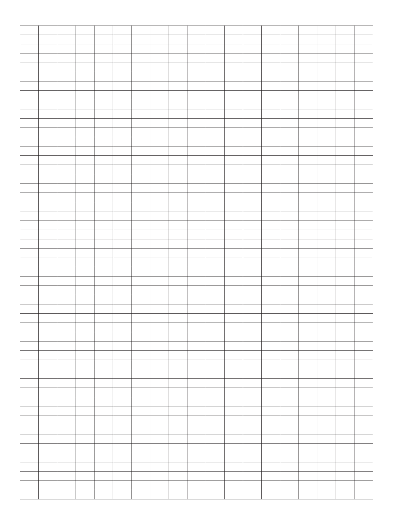Printable Graph Paper Free