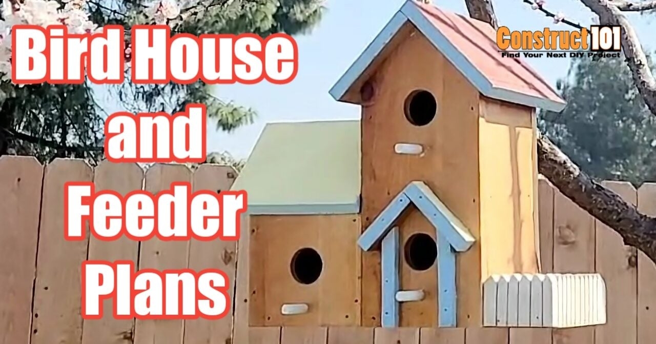 Bird House Plans Free PDF Download Construct101