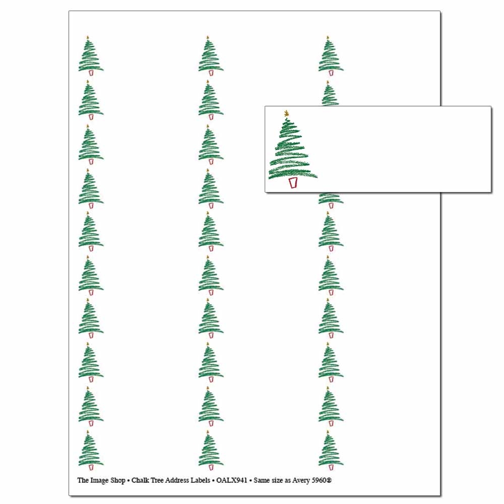 Free Printable Christmas Address Labels
