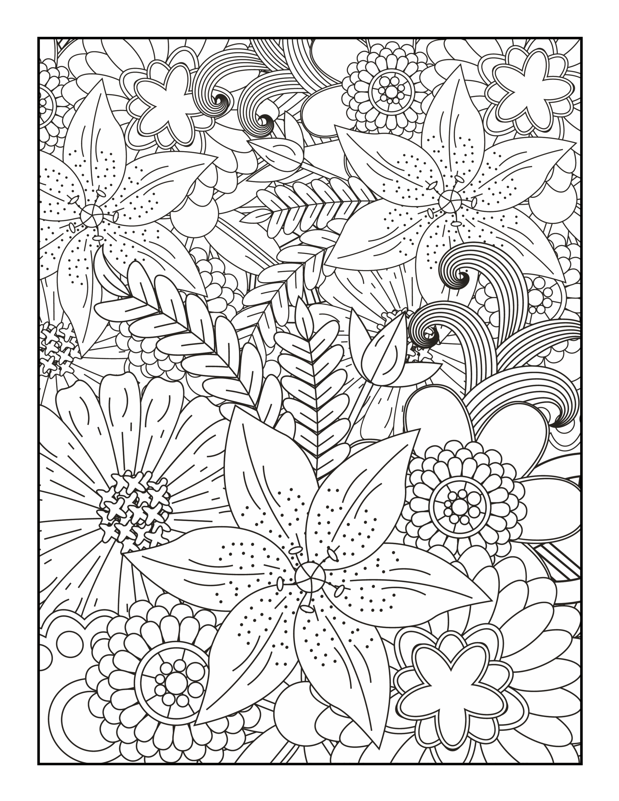Free Printable Zentangle Coloring Pages