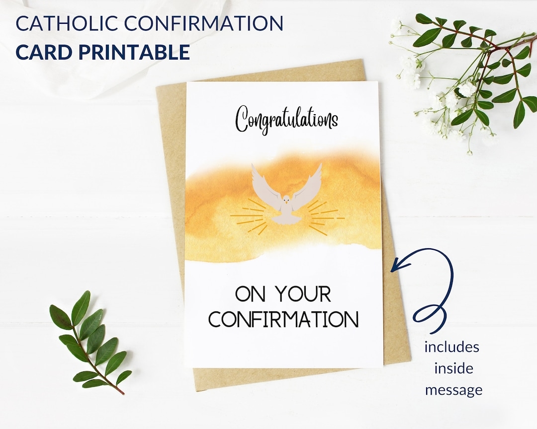 Free Printable Confirmation Cards
