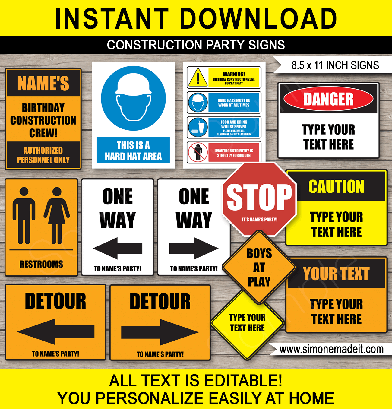 Free Printable Sign Templates