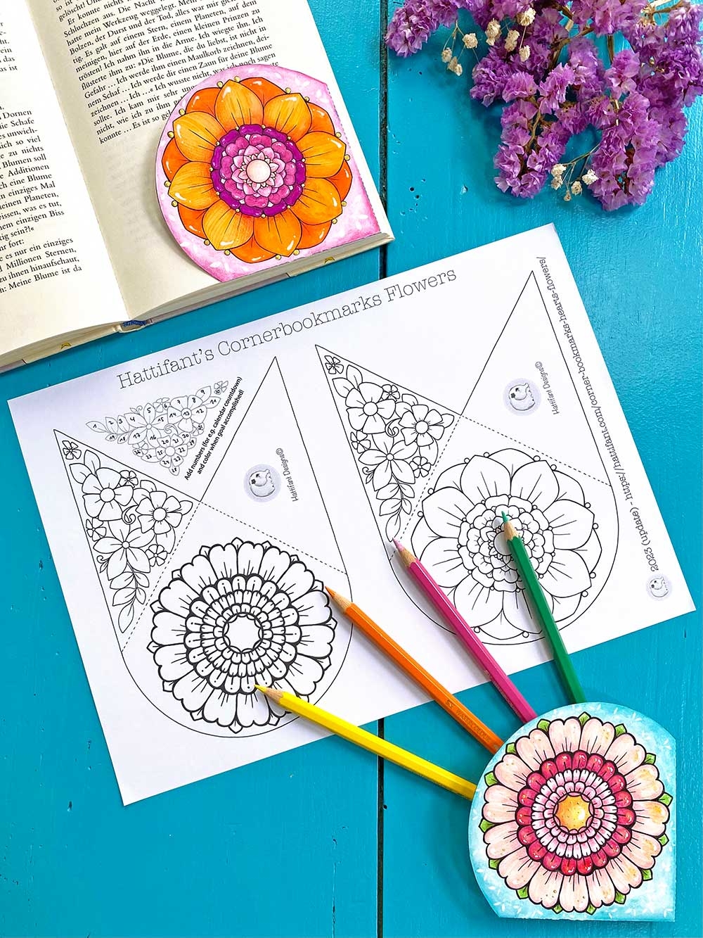 Free Printable Corner Bookmarks