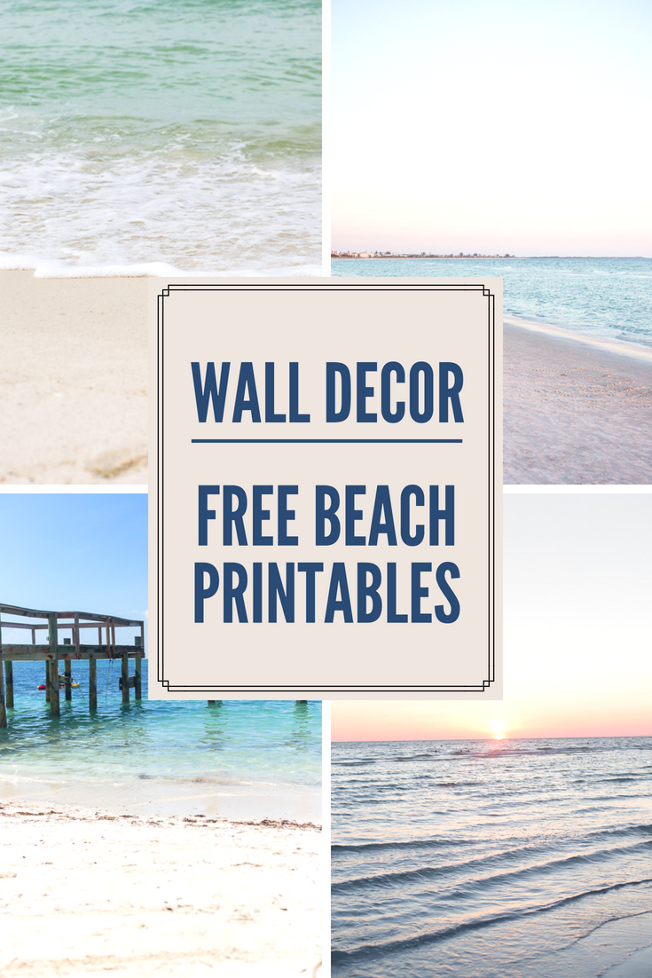 Decorating With Beach Photos Free Printable Beach Wall Art