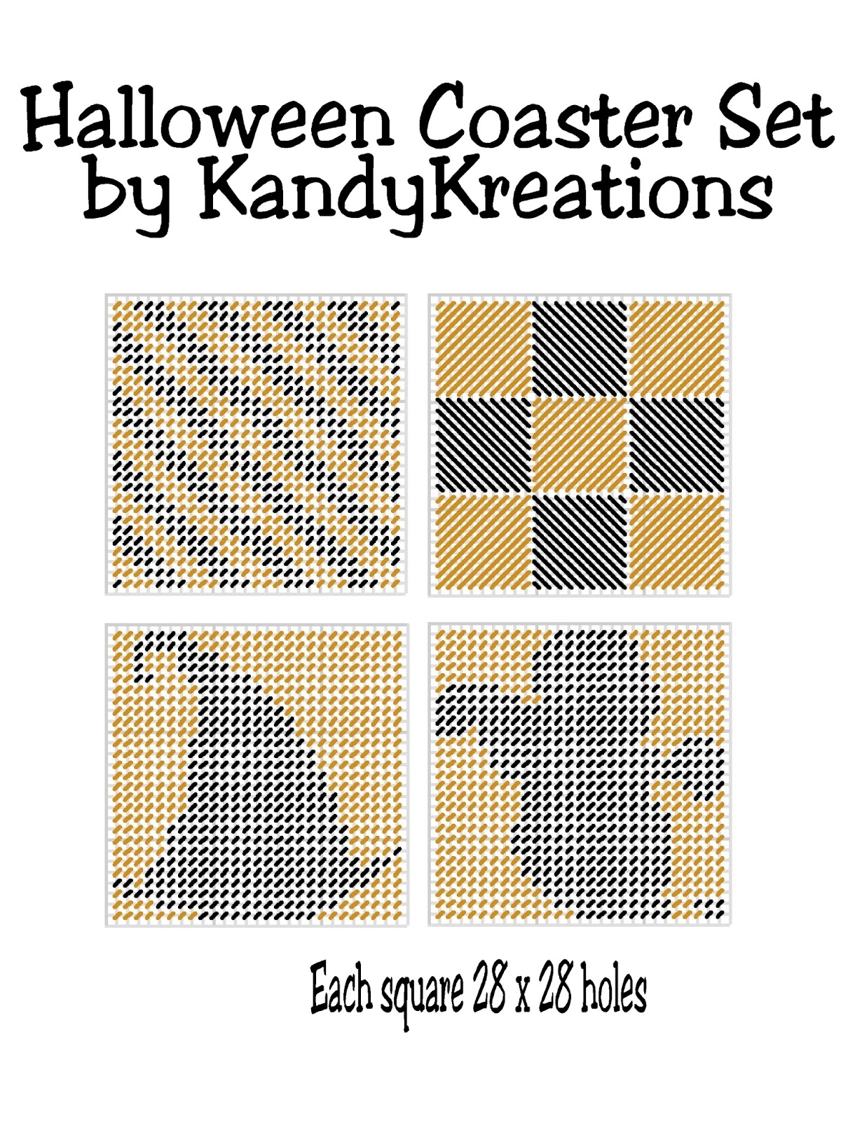 Free Printable Halloween Plastic Canvas Patterns