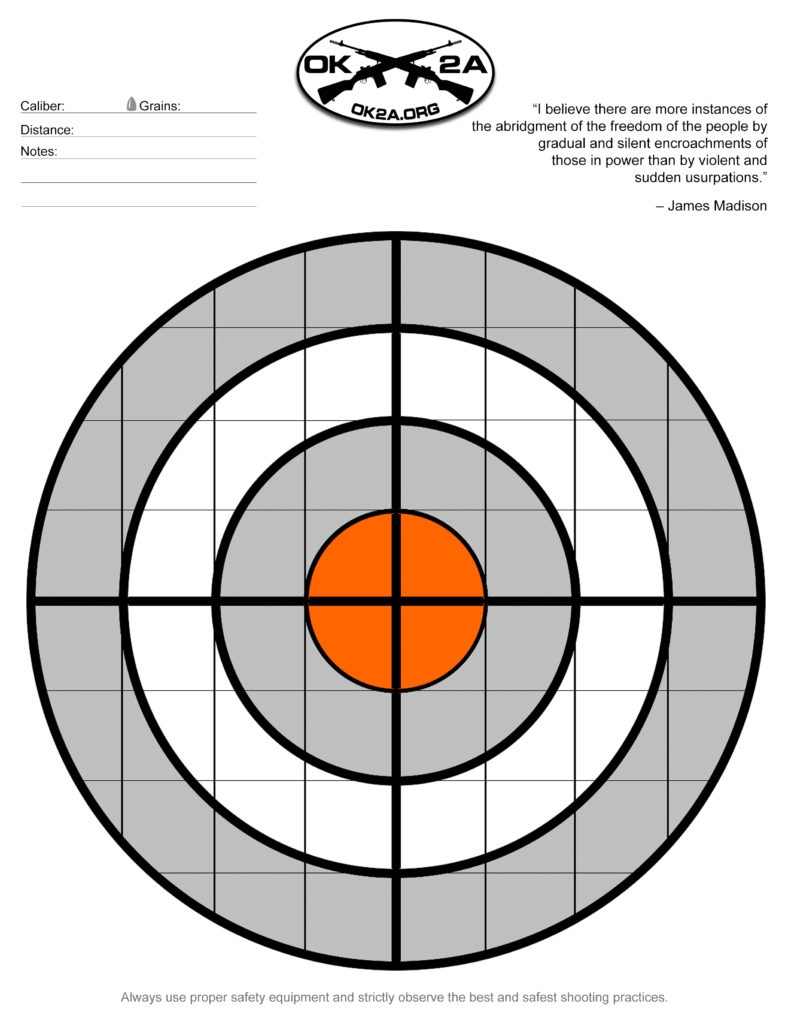 Free Printable Rifle Sighting Targets