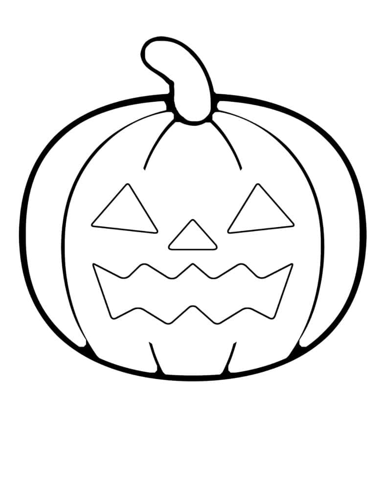 Easy Printable Shape Jack O Lantern Craft For Preschoolers To Make A Crafty Life