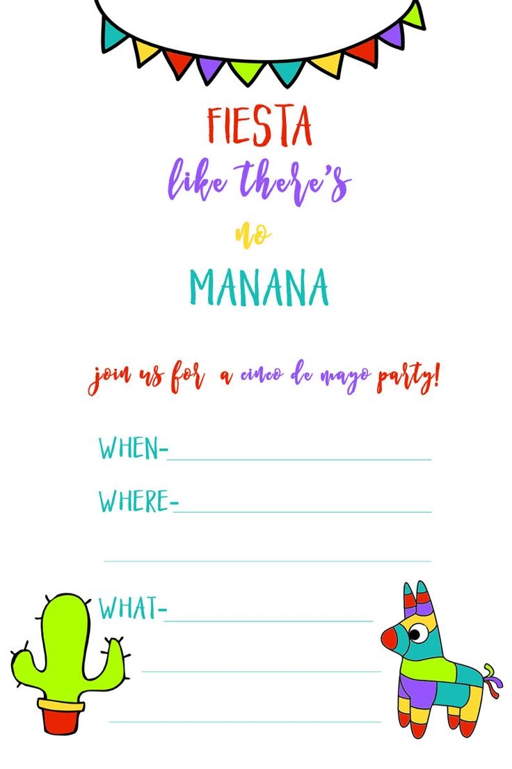 Fiesta Party Printables